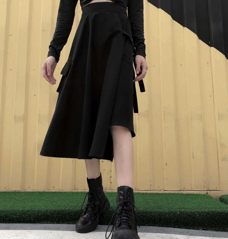 楽天市場】韓国ファッション スカート レディース ロングスカート