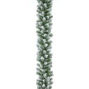 180cmスノーパインガーランド M （140房） フロック 造花 装飾 デコレーション クリスマス Xmas[A-B]