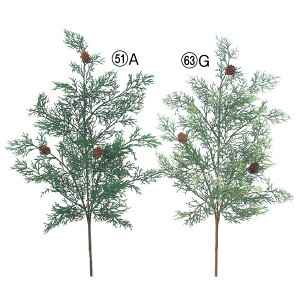 クリスマス Xmas asca パインスプレー 自然素材使用 造花