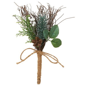 クリスマス Xmas asca ミックスミニバンチ 自然素材使用 造花