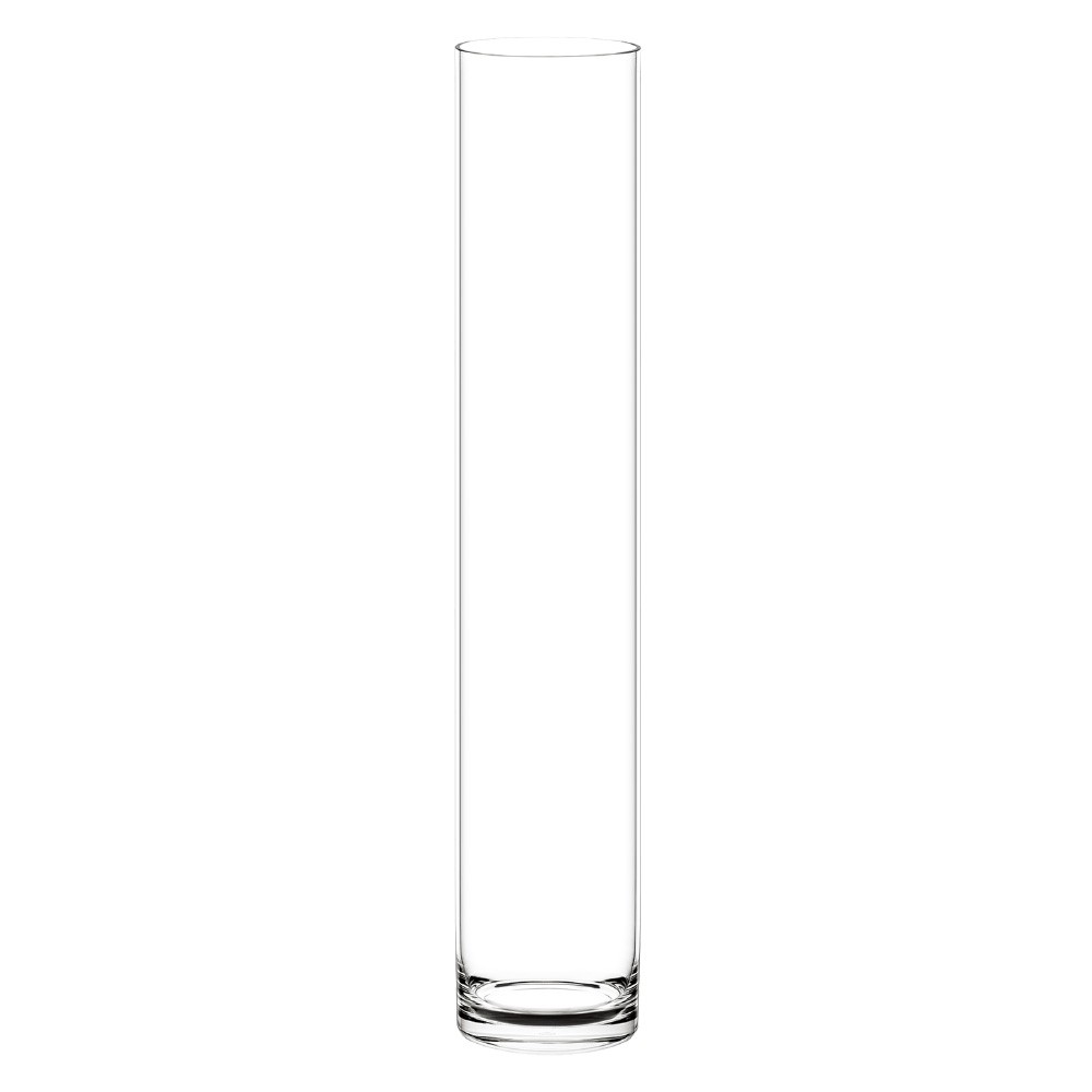 ガラスのような透明度のプラスチック ポリカーボネート 希少 花器 花瓶 PVシリンダー H80 φ15×H80cm お買得 容器 割れにくい 丈夫 透明 プラスチック 安全 ガラスのような 耐衝撃
