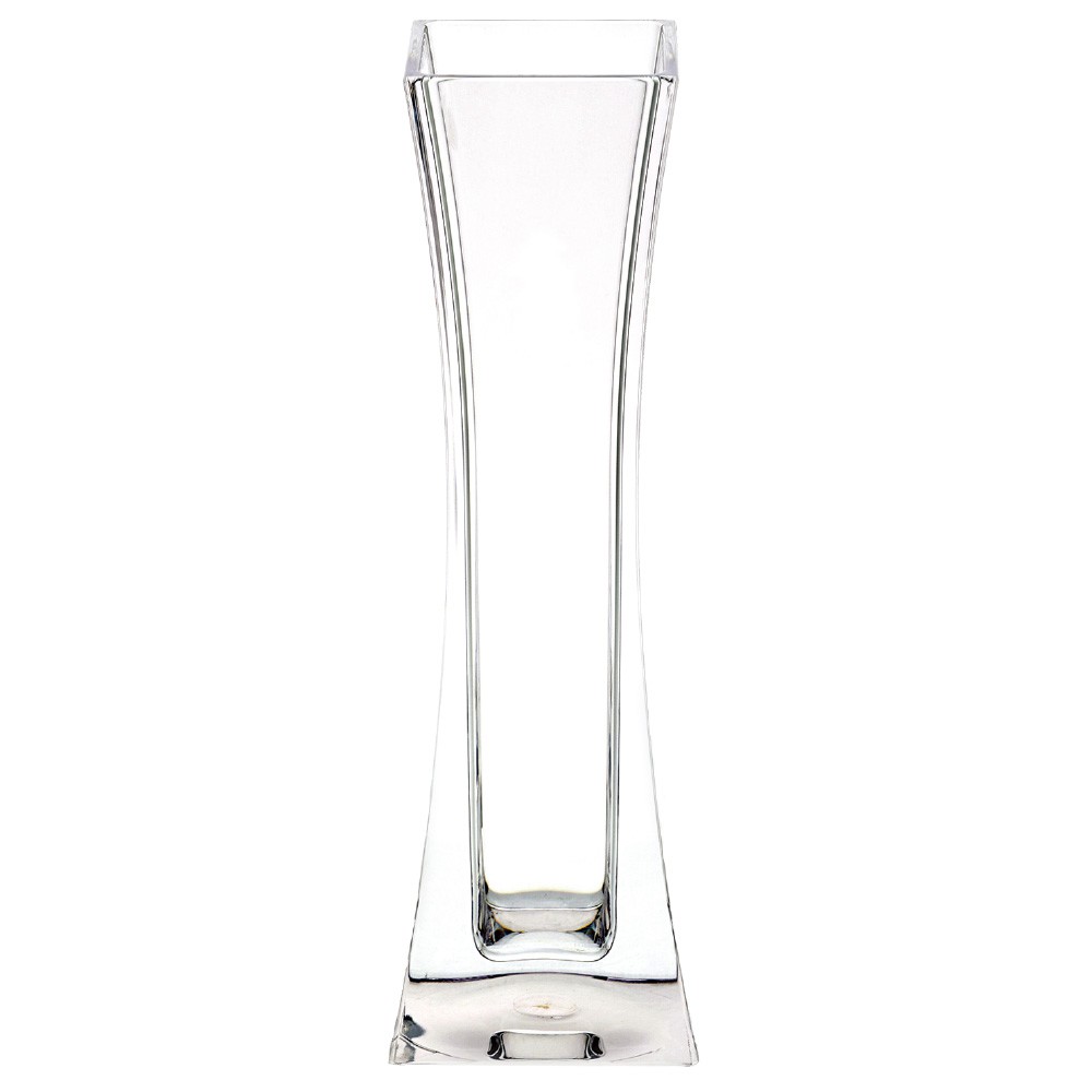 ポリカーボネート 花器 花瓶 PVスリムベーススクエア 6×H19cm プラスチック 透明 割れにくい ガラスのような 安全 耐衝撃 丈夫 |  フェイクグリーンの神戸花物語