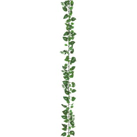 人工観葉植物 ミニポトスガーランド ワイヤー入 グリーン 180cm フェイクグリーン 観葉植物 造花 光触媒 CT触媒 インテリア [G-L]