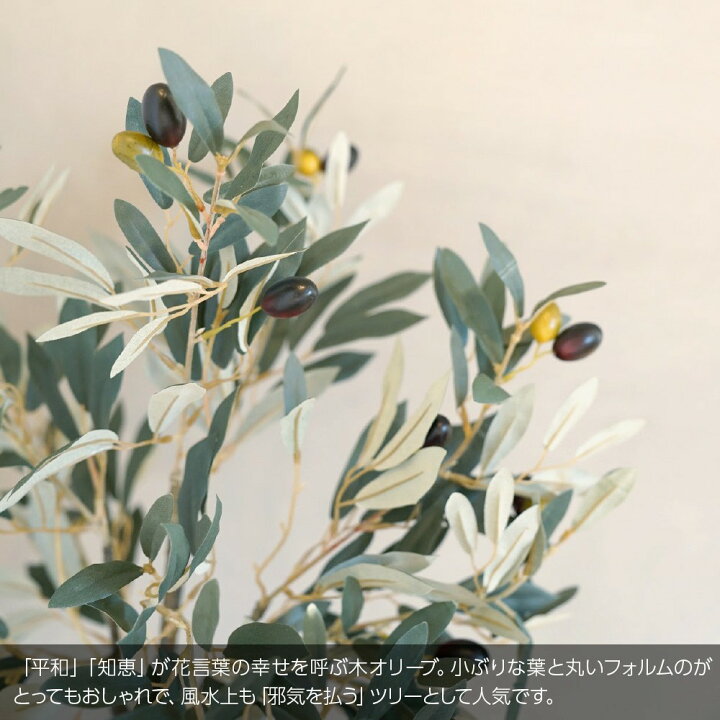 楽天市場 人工観葉植物 リアル フェイクグリーン 観葉植物 造花 光触媒 オリーブトピアリー ナチュラルポット 100cm 鉢植 フェイク グリーン インテリア おしゃれ Ct触媒 お祝い Fd フェイクグリーンの神戸花物語