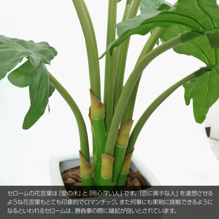 楽天市場 愛の木 セロームポット 105cm 人工観葉植物 リアル フェイクグリーン 造花 光触媒 鉢植 フェイク グリーン インテリア おしゃれ Ct触媒 お祝い フェイクグリーンの神戸花物語