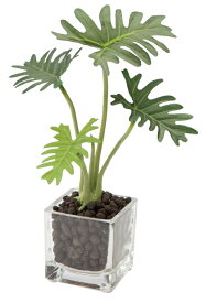 造花 花材 フェイクグリーン 人工観葉植物 セロームグラスポット グリーン 撮影 小道具 小物 撮影用