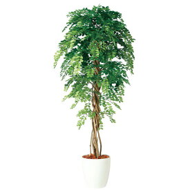 人工観葉植物 大型 アカシアリアナ 180cm 鉢植 フェイクグリーン 観葉植物 造花 光触媒 CT触媒 インテリア