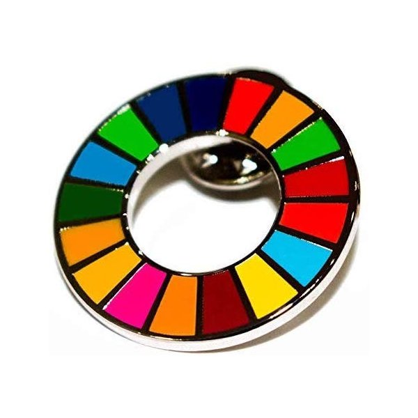 まとめ買い値引き有 SDGs 国連 17色 公式 ピンバッジ バッジ バッヂ バッチ 正規品 日本未発売 激安通販の 格安SALEスタート！ 留め具 襟章