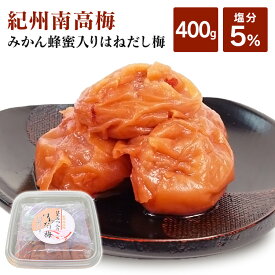 【ポイント5倍★~13日10時】梅干し はちみつ 400g はちみつ梅 塩分5％ つぶれ 国産 紀州 南高梅 紀州南高梅 梅干 みかん蜂蜜 はちみつ入り はねだし梅 つぶれ梅 はちみつ梅干し 蜂蜜梅 紀州南高梅つぶれ梅 はちみつ漬け 潰れ梅 料理 ご飯 おにぎり *