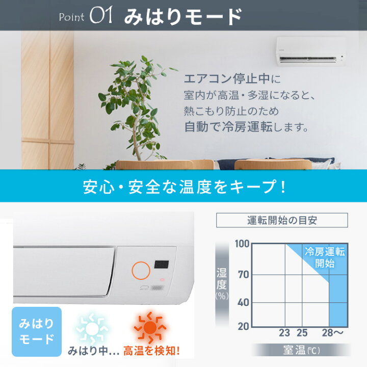 楽天市場】エアコン 14畳 工事費込 内部清浄 タイマー ルームエアコン 