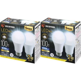 【4個セット】LED電球 アイリスオーヤマ 電球色 昼白色 昼光色 E26 100W E26 広配光 100形相当 昼光色 昼白色 電球色 LDA12D-G-10T62P LDA12N-G-10T62P LDA12L-G-10T62P 送料無料 電球 LED LEDライト 電球 照明 しょうめい ライト 明るい エコ 省エネ 節約 節電