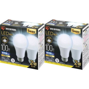 【4個セット】LED電球 アイリスオーヤマ 電球色 昼白色 昼光色 E26 100W E26 広配光 100形相当 昼光色 昼白色 電球色 LDA12D-G-10T62P LDA12N-G-10T62P LDA12L-G-10T62P 電球 LED LEDライト 電球 照明 しょうめい ラ