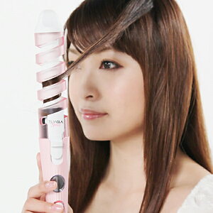 楽天市場 送料無料 Cjプライムショッピング ツヤグラ スパイラル Azts 01 ピンク ドット 巻き髪 簡単 コテ スパイラル ヘアセット ヘア アレンジ マギープロデュース モデル愛用 B Tc 快適ホーム