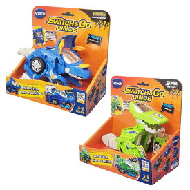 変身恐竜 3歳〜8歳 80-122400知育 英語 おもちゃ 恐竜 レーシングカー 発音 ネイティブ 学習 VTech トリケラトプス T-REX