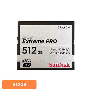 SanDisk GNXg[ v CFast 2.0 J[h 512GB SDCFSP-512G-J46DSDJ[h 512GB sandisk TfBXN RpNg e f[^ۑ ϋv 掿 TfBXN