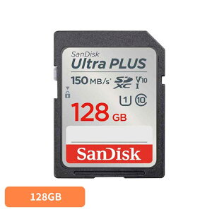 SanDisk Ultra PLUS SDXC UHS-IJ[h 128GB SDSDUWC-128G-JN3IN SDJ[h 128GB sandisk TfBXN RpNg e f[^ۑ ϋv 掿 TfBXN y[ցz