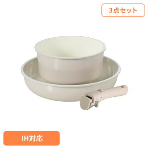 �J���[�e IH �t���C�p�� �|�b�g ����� 3�_�Z�b�g ICE cream �~���N�e�B�[ �t���C�p�� �Ў�� CAROTE ����� �Z�b�g 3�_ IH �K�X�ΑΉ� �I�[���M�� ���킢�� CAROTE�i�J���[�e�j