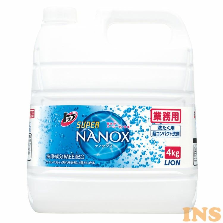 【楽天市場】業務用トップ NANOX 4kg スーパー ナノックス 4l送料