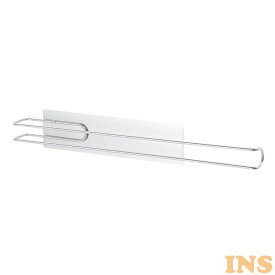 ランドリーラック 洗濯機収納 マグネット ステンレス洗濯機横ハンガー（付き） シルバー 40094 洗濯機 ハンガー バスマット タオル ランドリー バス 日本製 燕三条 洗濯機横 タオル掛け 下村企販 【B】