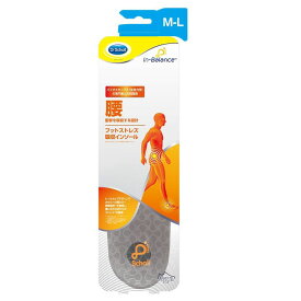 ドクターショール インバランス フットストレス吸収インソール 腰 M-L Dr.Scholl インソール 中敷き 衝撃吸収 靴 足 負担軽減 腰 サポート ストレス レキットベンキーザー