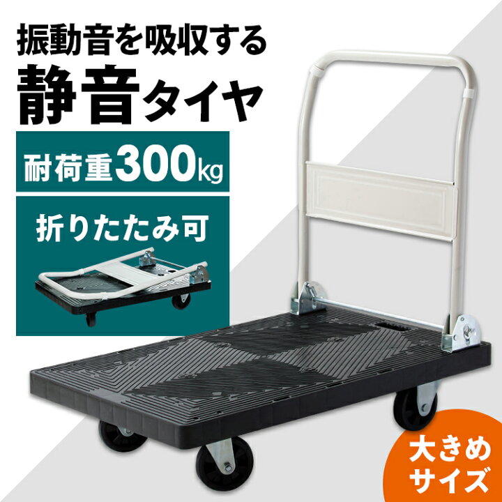 台車 軽量 探る プラスチック 300kg 使用短めです