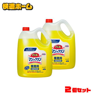 【大容量タイプ】 【2個セット】バスマジックリン 4.5kg 送料無料 業務用 洗剤 浴室 除菌 お風呂洗剤 Kao 中性タイプ プロフェッショナル マジック泡