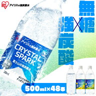 【48本】 炭酸水 500ml ラベルレス アイリスオーヤマ 強炭酸水 無糖 強炭酸 炭酸 レモン グレープフルー…