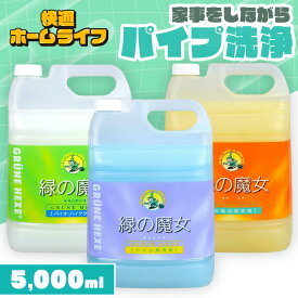 緑の魔女 キッチン バス トイレ 業務用 洗剤 5kg 緑の魔女 業務用 食器用 パイプクリーナー 排水管掃除 洗剤業務用 緑の魔女業務用 業務用洗剤 パイプクリーナー洗剤 業務用緑の魔女 ミマスクリーンケア