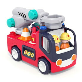 おもちゃ 知育 子ども 音がいっぱい！自分で走る うごくのりもの TYHOLE9997 TYHOLE9998 知育玩具 うごく 車 救急車 消防車 ごっこ遊び 子供 音が鳴る キッズ プレゼント 誕生日 クリスマス ギフト Hola DADWAY きゅうきゅうしゃ しょうぼうしゃ