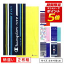 【エントリーで最大P6倍 7月11日1:59迄】チャンピオン Champion フェイスタオル 柄違い 2枚セット 34×80cm 綿100% ジャガードタオル プリントタオル 手拭き 顔拭きタオル 首にかけて 汗拭きタオル として大活躍 スポーツタオル[ft2s][fts]【メール便OK】