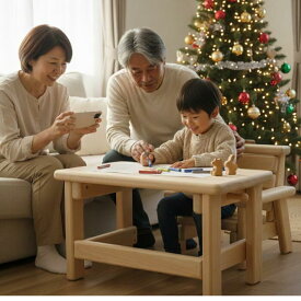 送料無料 幼児 机 椅子 セット 天然木 ヒノキ 無垢材 1歳 2歳 3歳 おしゃれ キッズテーブル チェア 学習机 出産祝い 誕生日プレゼント 初孫 内祝い 赤ちゃん イス シンプル コンパクト 省スペース 手作り 抗菌 軽量 耐久性 美しい木目