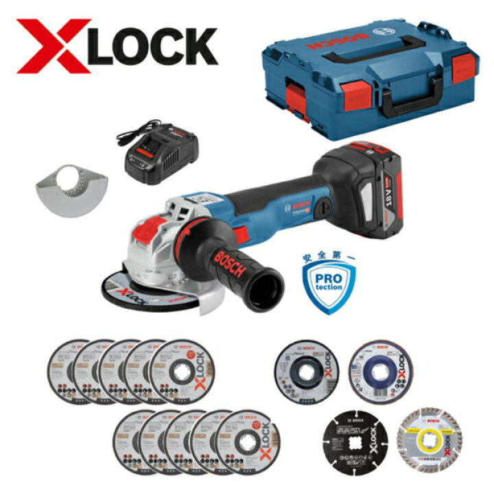楽天市場】【送料無料】ボッシュ 『ディスクグラインダー』 18v GWX18V 