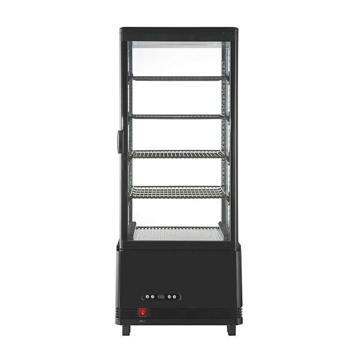 楽天市場】【夏得セール！】 100L 黒 4面ガラス 冷蔵ショーケース 卓上 