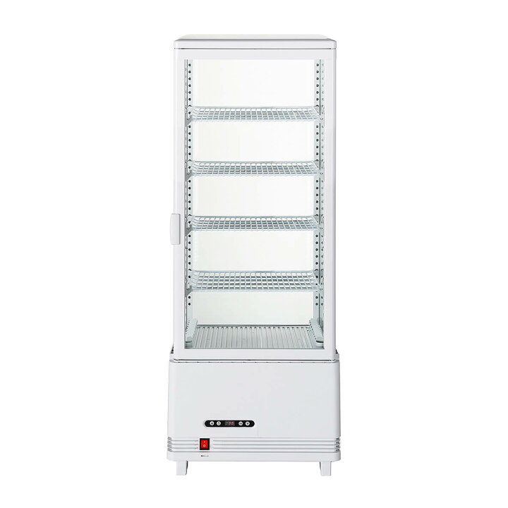 楽天市場】【新年度応援セール】 100L 白 4面ガラス 冷蔵ショーケース 