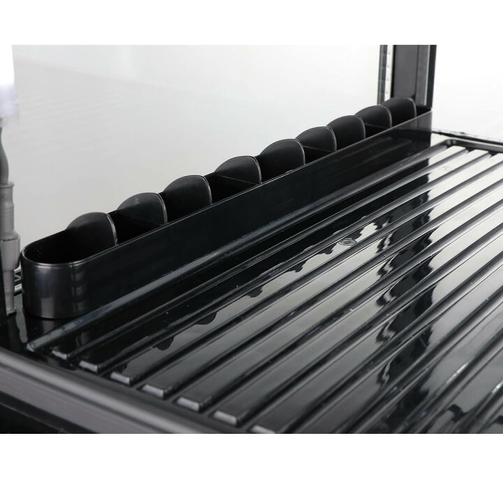 楽天市場】【アウトレット売り尽くし特価】 60L 黒 4面ガラス 冷蔵 