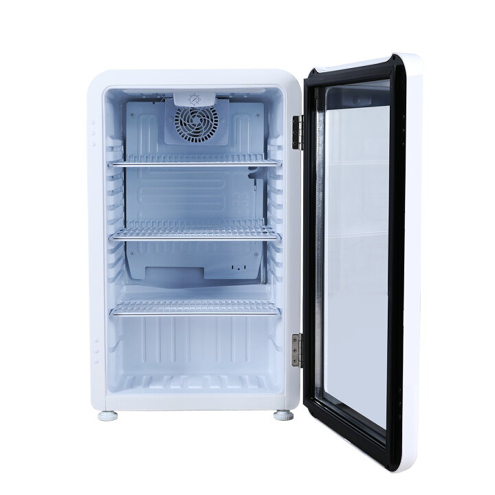 楽天市場】【新年度応援セール】 95L 白 レトロ 冷蔵ショーケース 小型 