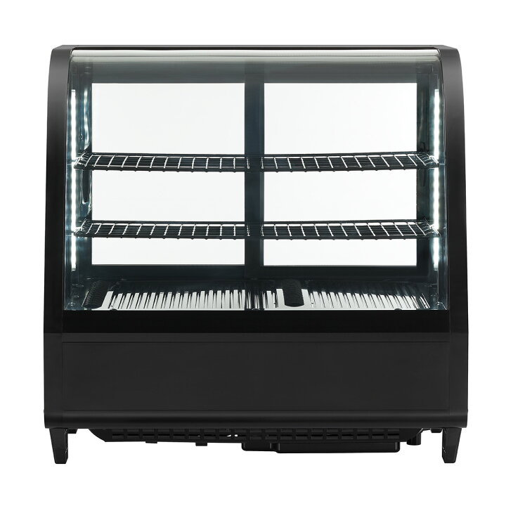 楽天市場 アウトレットsale特価 卓上冷蔵ショーケース100l ブラック ６ヶ月保証 業務用 Hjr Tk100gsbkar 送料無料 ケーキ ショーケース ガラス冷蔵ショーケース 対面ショーケース ケーキ屋 ベーカリー器具 厨房機器のkijima