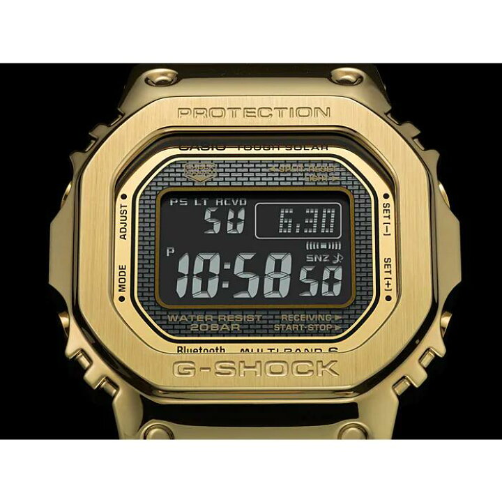楽天市場】【正規品】G-SHOCK フルメタル ゴールド GMW-B5000GD-9JF 