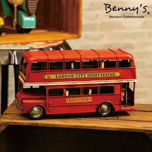 RC-024 ブリキカー レッド 紅石 ベニーズ 28×8×H15.5cm ブリキ おもちゃ 車 アンティーク レトロ 置き物 オブジェ インテリア おしゃれ プレゼント ギフト ビンテージ ノスタルジック フィギュア