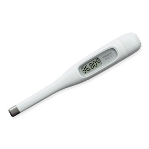 毎日の基礎体温チェックに。ベーシックタイプの婦人用体温計。 【正規品】オムロン OMRON 体温計 婦人電子体温計 MC-172L 口内専用 実測式 検温 健康 健康管理 計測計