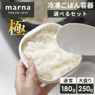 【選べるセット】 冷凍ごはん容器 極 マーナ 1膳 大盛り ごはん容器 保存容器 セット 冷凍ご飯 容器 2個 …