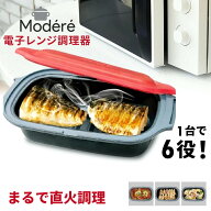 電子レンジ 焼き魚 電子レンジ調理器 焼く グリル 食洗機対応 魚焼き器 目玉焼き 魚焼き 食洗器 電子レン…