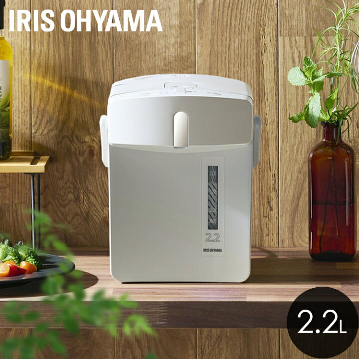 楽天市場】【あす楽】ポット 保温 2.2L ジャーポット メカ式2.2L IMHD-122-W ホワイト送料無料 電気ポット 電気 電動 湯沸かし ロックスイッチ マグネットプラグ フッ素コート加工 再沸騰 保温 メカ式 空だき防止 省エネ シンプル アイリスオーヤマ : 調理器具専門店 i-cook 楽天市場】【あす楽】ポット 保温 2.2L ジャーポット メカ式2.2L IMHD-122-W ホワイト送料無料 電気ポット 電気 電動 湯沸かし ロックスイッチ マグネットプラグ フッ素コート加工 再沸騰 保温 メカ式 空だき防止 省エネ シンプル アイリスオーヤマ : 調理器具専門店 i-cook