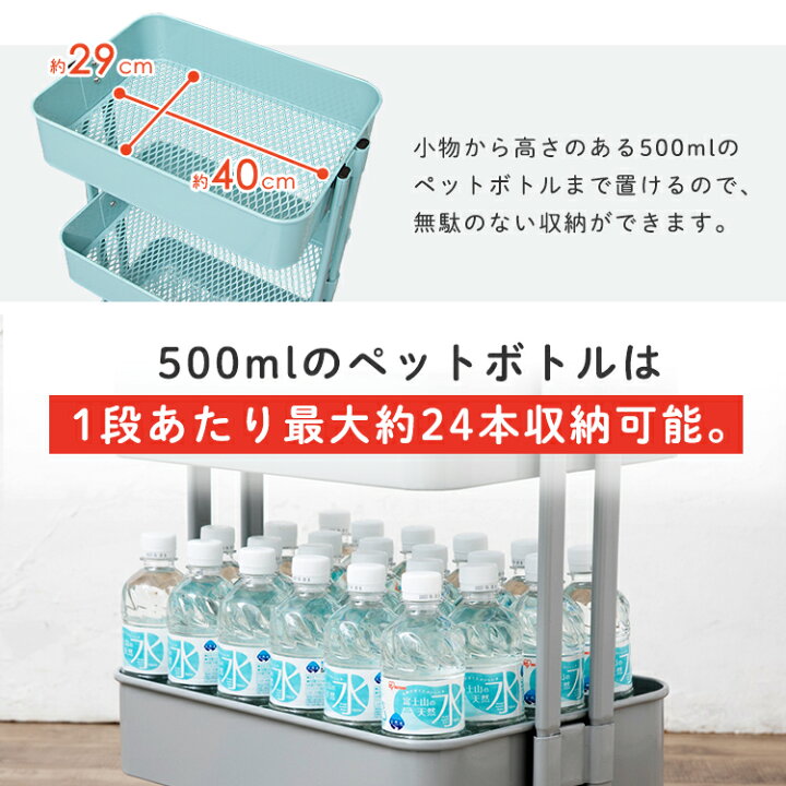 楽天市場 キッチンワゴン キャスター付き 3段 おしゃれ ワゴン キッチン収納 バスケットトローリー キッチンストッカー 台所 北欧 部品入れ 収納 新生活 おむつ入れ ベージュ ターコイズ グレー 組立簡単 幅44 5 高さ78 奥行35 Kw L001 D N 調理器具専門店 I Cook