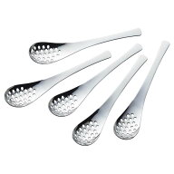レンゲ 5本組 カトラリー レンゲスプーン 《メール便で送料無料》 れんげ レンゲ レンゲスプーン 穴あき …