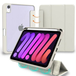 MS factory iPad mini6/7 �P�[�X �t���J�o�[ ���O���\ Apple Pencil �y���V�� ���[ �J�o�[ �ϏՌ� �\�t�g �t���[�� ���^ �I�[�g�X���[�v �S6�F for iPad mini6 mini7
