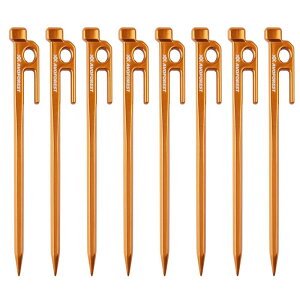 業界初AVOFOREST 鍛造ペグ アルミ製 ペグ キャンプペグ 20cm/25cm/30cm 4本/8本セット 一体成型 溶接なし テントペグ 超軽量 高強度 錆びにくい テント用 タープ用 アウトドア/キャンプ 用品 岩