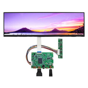 VSDISPLAY 12.6�C���` �^�b�`�p�l�� �f�B�X�v���C HDMI �𑜓x 1920x515 �ג��t��