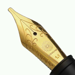 WANCHER 交換用ペン先 #6 Jowoニブ ステンレス 金メッキ ワンチャー万年筆 ドイツ Jowo社製 万年筆用 ワンチャー万年筆