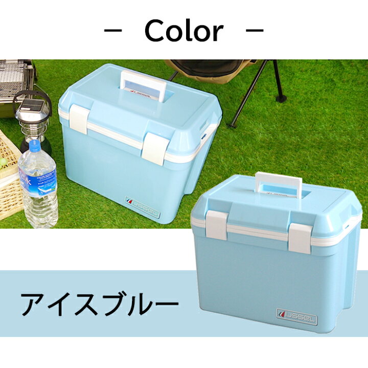 楽天市場】JEJ クーラーボックス アイセル 25L アイスブルー サンド 